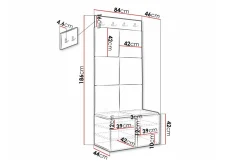 Dunvegan Highboard White