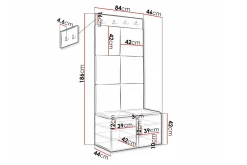 Dunvegan Highboard White