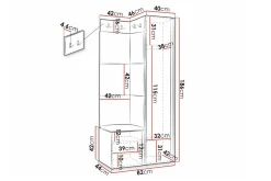 Dunvegan Highboard White