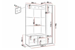 Dunvegan Highboard White