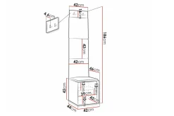 Dunvegan Highboard White