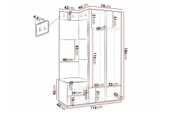 Dunvegan Highboard White