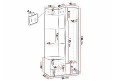 Dunvegan Highboard White