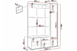 Dunvegan Highboard White