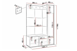 Dunvegan Highboard White