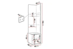 Dunvegan Highboard White
