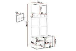 Dunvegan Highboard White