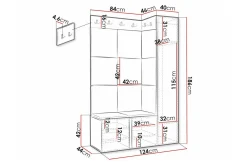 Dunvegan Highboard White