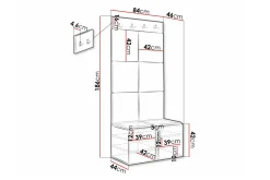 Dunvegan Highboard White