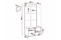 Dunvegan Highboard White