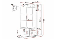 Dunvegan Highboard White