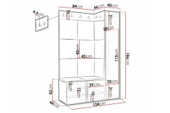 Dunvegan Highboard White