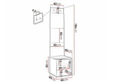 Dunvegan Highboard White