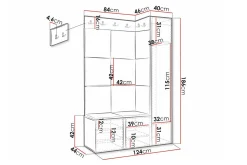 Dunvegan Highboard White