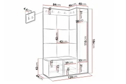 Dunvegan Highboard White