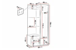 Dunvegan Highboard White