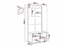 Dunvegan Highboard White