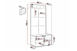 Dunvegan Highboard White