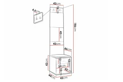 Dunvegan Highboard White