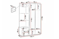 Dunvegan Highboard White