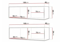 Dunvegan Tv-skåp 300 cm Black