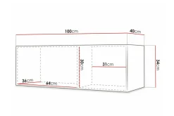 Dunvegan Tv-skåp 100 cm White