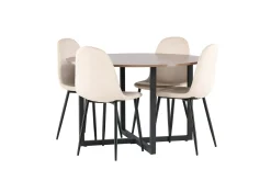 Durango Matgrupp 120 cm Rund med 4 Polar Stolar