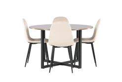 Durango Matgrupp 120 cm Rund med 4 Polar Stolar