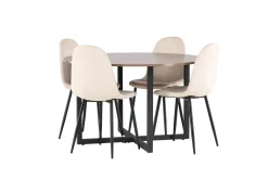 Durango Matgrupp 120 cm Rund med 4 Polar Stolar