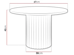 Durvan Soffbord 67 cm