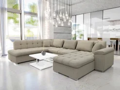 Dynir Bäddsoffa med Divan och Schäslong 5-sits