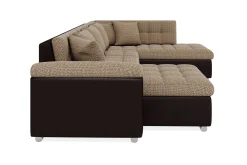 Dynir Stor Hörnbäddsoffa Divan med Förvaring Vänster 350 cm Bred