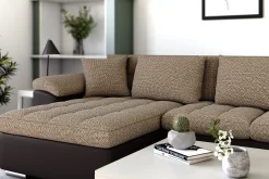 Dynir Stor Hörnbäddsoffa Divan med Förvaring Vänster 350 cm Bred