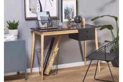 Ebeme Skrivbord 106 cm med Förvaring 2 Lådor