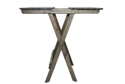 Edilma Hopfällbart Klappbord Cafébord och Utebord 65 cm Furu