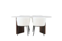 Edina Matgrupp 180 cm Oval med 4 Edina Stolar