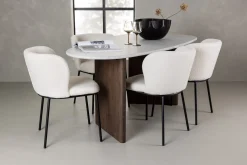 Edina Matgrupp 180 cm Oval med 4 Edina Stolar