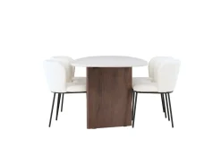 Edina Matgrupp 180 cm Oval med 4 Edina Stolar