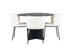 Edina Matgrupp 110 cm Rund med 4 Edina Stolar
