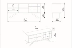 Einbeck Tv-bänk 130 cm
