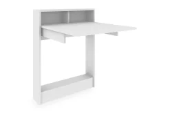Elegancia Väggskrivbord 70 cm med Förvaring Hylla Utfällbart