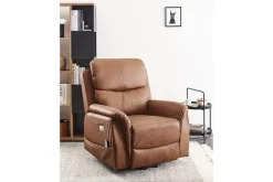 Elektrisk reclinerfåtölj Glorie Brun