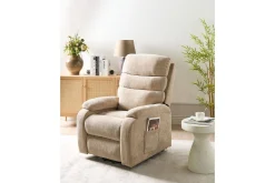 Elektrisk reclinerfåtölj Rise Beige