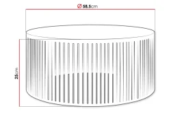 Elenio Soffbord 59 cm