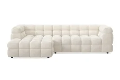 Elise 4-sits Bubblig Soffa med Divan Vänster