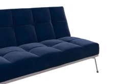 Elle Futon Sammet/Blå