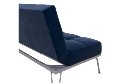 Elle Futon Sammet/Blå