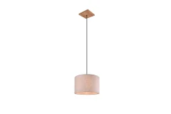 Elmau Taklampa 1L E27 trä/ beige