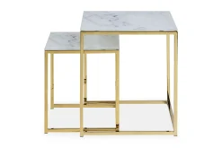 Epiffer Satsbord 45 cm Marmormönster 2 Bord