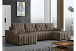 Esher Bäddsoffa Dubbeldivan 4-sits i Plysch